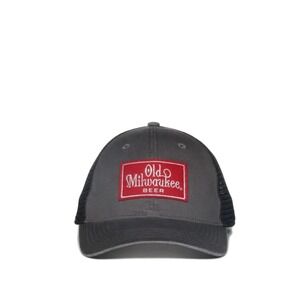 Outdoor Cap Old Milwaukee Beer Hat Grey Black One Size Adjustable Standard‎